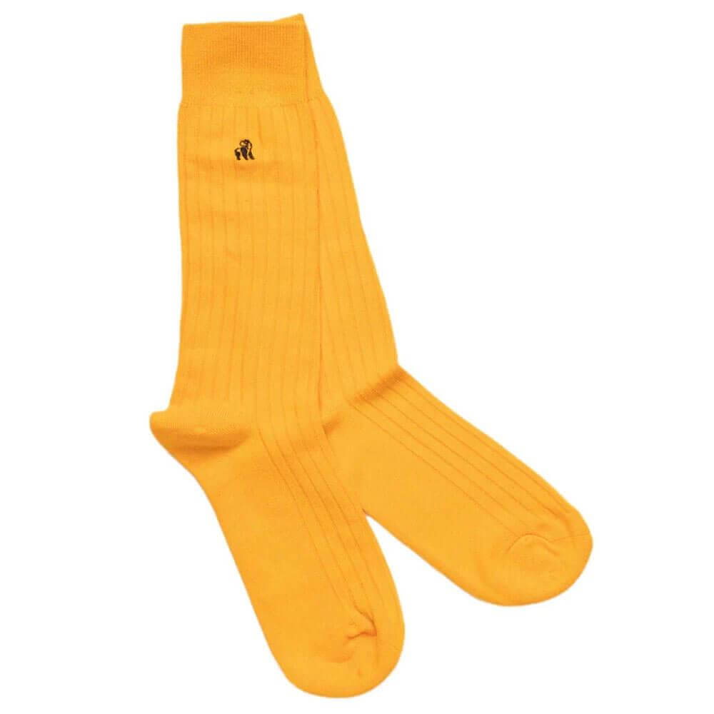 Swole Panda Bumblebee Yellow Socks